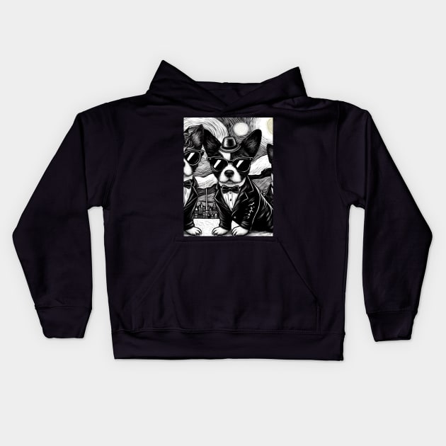 The Bostonian - Right Kids Hoodie by Star Fragment Designs